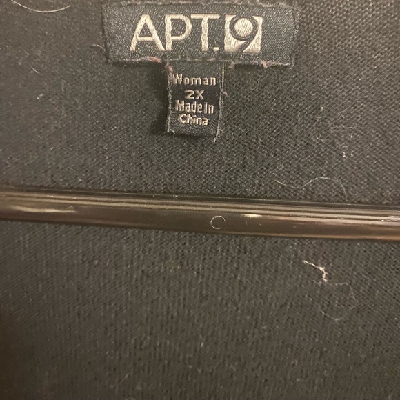 2X Apt 9 black cardigan with pockets - Picture 3 of 8